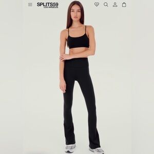 SPLITS59 RAQUEL HIGH WAIST FLARED LEGGING  -  SIZE XS LONG,